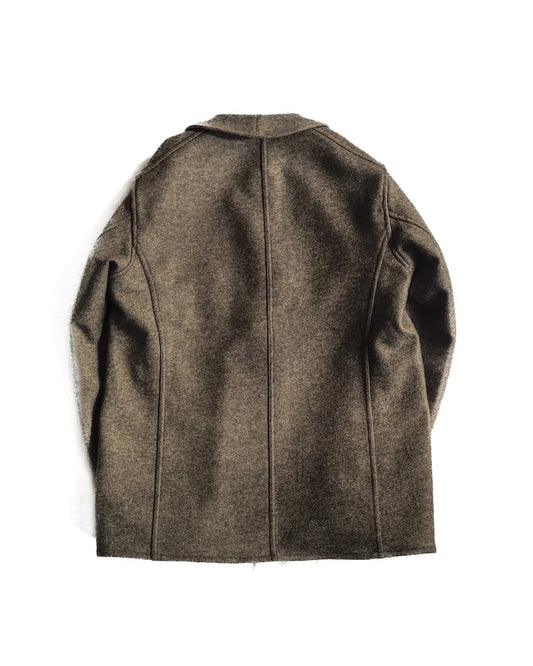 COLLETIN - DOUBLE WACE WOOL - BROWN