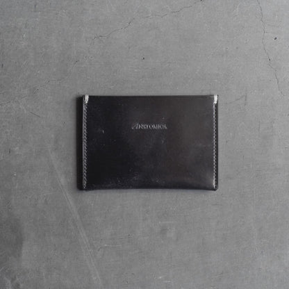 CORDOVAN CARD CASE - HORWEEN CORDOVAN - BLACK