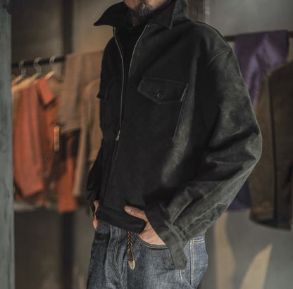 CYCLIST - ENGLISH MOLESKIN - BLACK