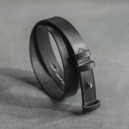 DAHLMAN ARCHITECT BELT - FULL GRAIN LEATHER - BLACK & BROWN & NATURAL