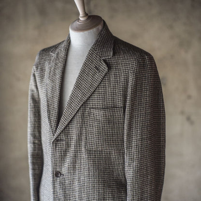 DIOGENE - LINEN STAR HOUND'S TOOTH - BEIGE