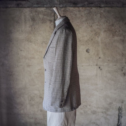 DIOGENE - LINEN STAR HOUND'S TOOTH - BEIGE