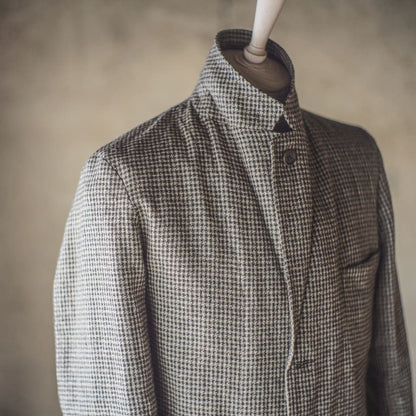 DIOGENE - LINEN STAR HOUND'S TOOTH - BEIGE