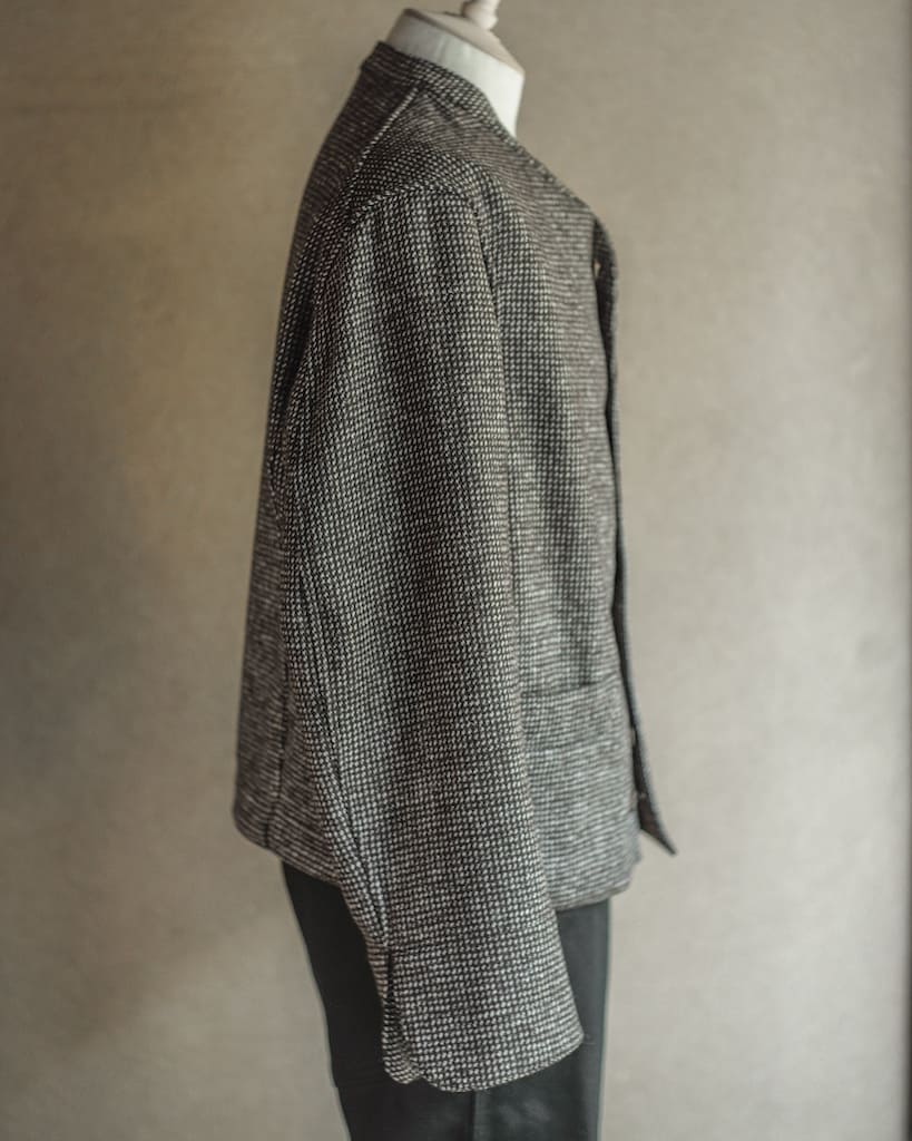 DOLMAN - ORGANIC TWEED BARLEYCORN - BROWN