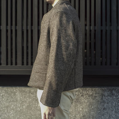 DOLMAN - ORGANIC TWEED BARLEYCORN - BROWN