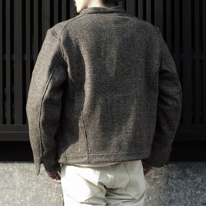 DOLMAN - ORGANIC TWEED BARLEYCORN - BROWN