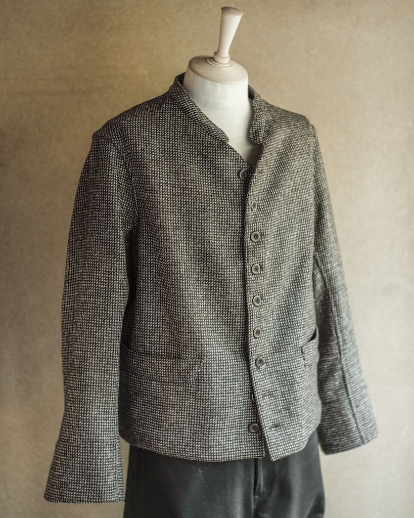 DOLMAN - ORGANIC TWEED BARLEYCORN - BROWN