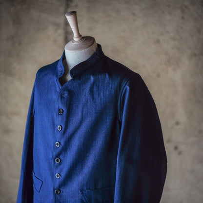 DOLMAN - COTON HERRING BONE - INDIGO