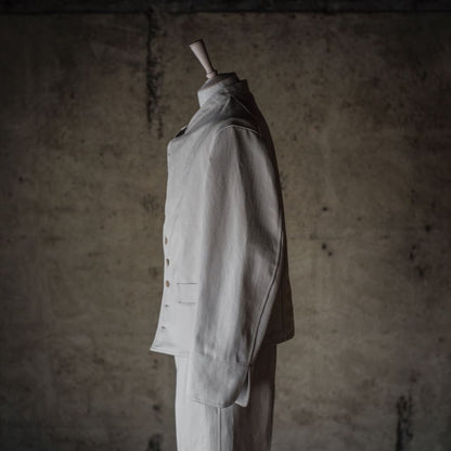 DOLMAN - LINEN COTON HERRING BONE - NATURAL