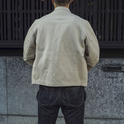 DOLMAN - LINEN COTON HERRING BONE - NATURAL