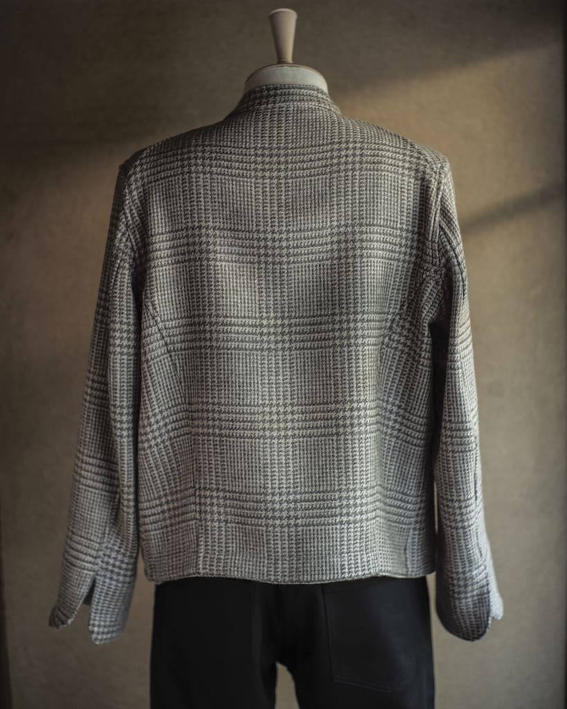 DOLMAN - FOX ORGANIC GLENN CHECK - GREY