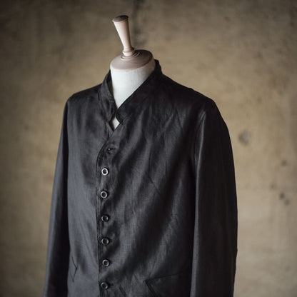 DOLMAN - LINEN- BLACK