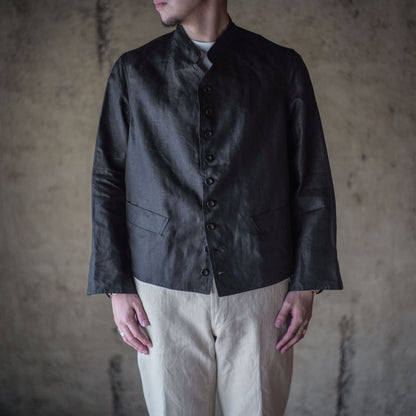 DOLMAN - LINEN- BLACK