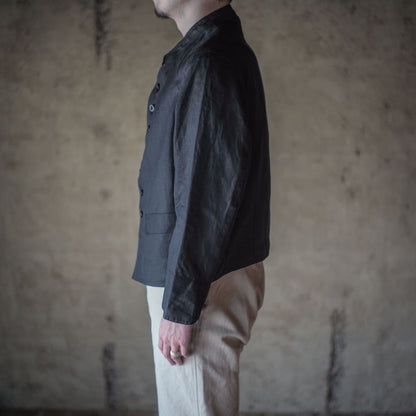 DOLMAN - LINEN- BLACK