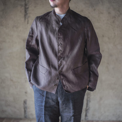 DOLMAN - LINEN TWILL - BROWN