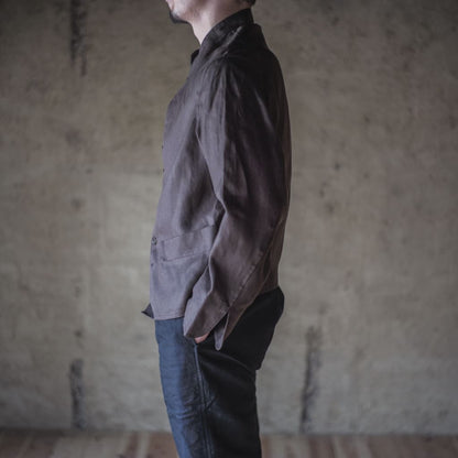 DOLMAN - LINEN TWILL - BROWN