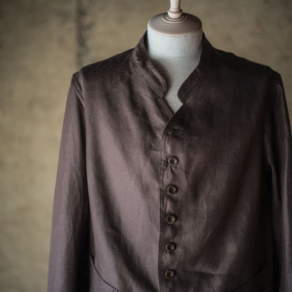 DOLMAN - LINEN TWILL - BROWN