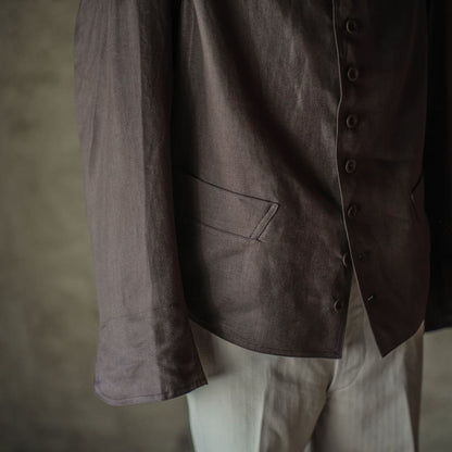 DOLMAN - LINEN TWILL - BROWN