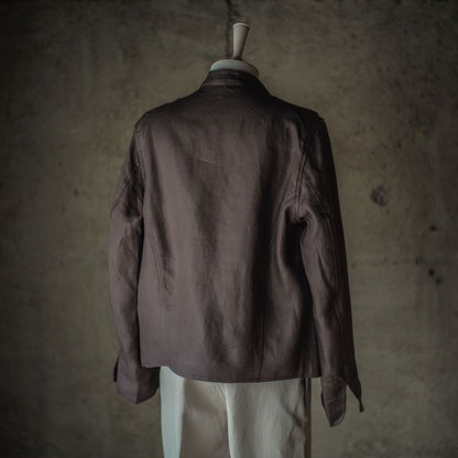DOLMAN - LINEN TWILL - BROWN