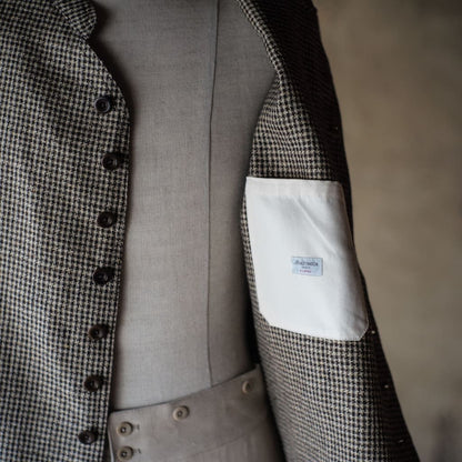 DOLMAN - LINEN STAR HOUND'S TOOTH - BEIGE