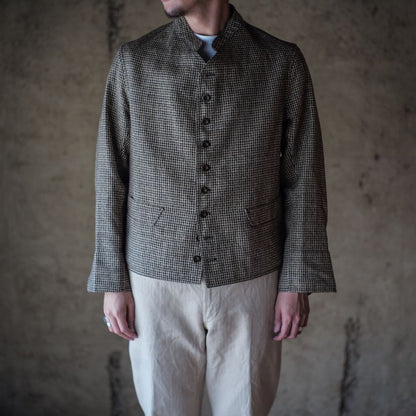 DOLMAN - LINEN STAR HOUND'S TOOTH - BEIGE