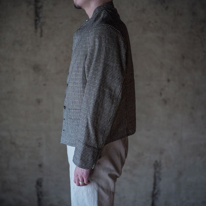 DOLMAN - LINEN STAR HOUND'S TOOTH - BEIGE