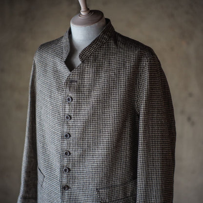 DOLMAN - LINEN STAR HOUND'S TOOTH - BEIGE