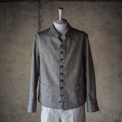 DOLMAN - LINEN STAR HOUND'S TOOTH - BEIGE