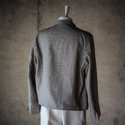 DOLMAN - LINEN STAR HOUND'S TOOTH - BEIGE