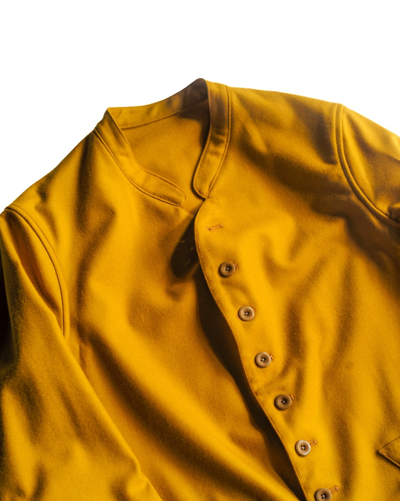 DOLMAN - LODEN WOOL - YELLOW