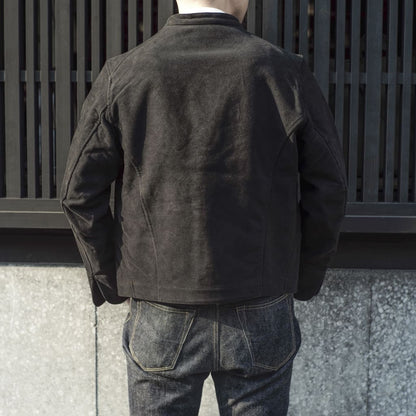 DOLMAN - ENGLISH MOLESKIN - BLACK