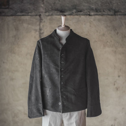 DOLMAN - ENGLISH MOLESKIN - BLACK