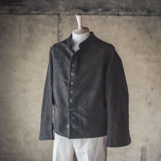 DOLMAN - ENGLISH MOLESKIN - BLACK