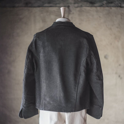 DOLMAN - ENGLISH MOLESKIN - BLACK