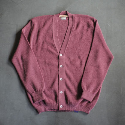 FANNI LEMMERMAYER V NECK CARDIGUN - 1PLY ALPACA - LILAC