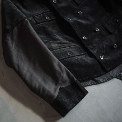 FORESTIERE - ENGLISH CORDUROY × GERMAN TWILL - BLACK