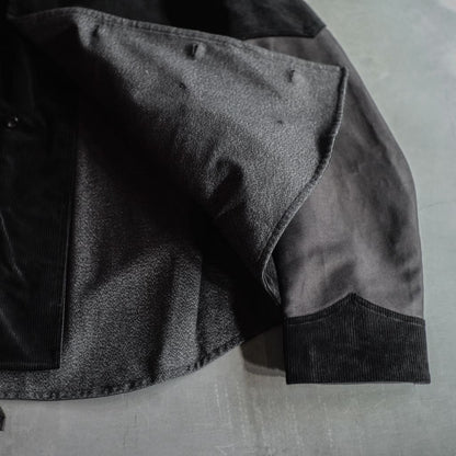 FORESTIERE - ENGLISH CORDUROY × GERMAN TWILL - BLACK