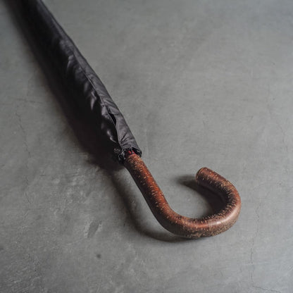 FOX UMBRELLA for ANATOMICA - CHERRY WOOD HANDLE - BLACK