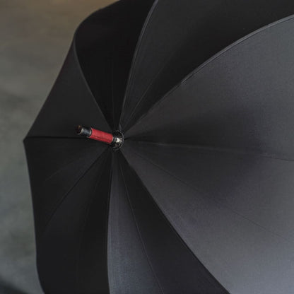 FOX UMBRELLA for ANATOMICA - CHERRY WOOD HANDLE - BLACK