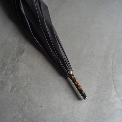 FOX UMBRELLA for ANATOMICA  - BRINDLE MAPLE HANDLE - BLACK