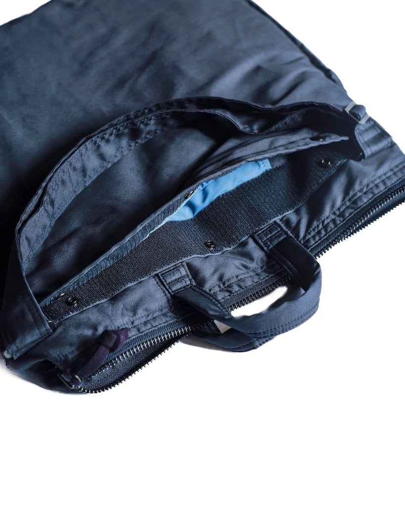 HELMET BAG - DEAD STOCK FABRIC - NAVY – ANATOMICA KYOTO アナトミカ京都