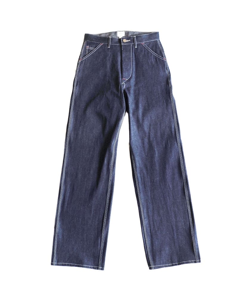 HERCULES PANTS OVERALL - 10oz DENIM - INDIGO – ANATOMICA KYOTO