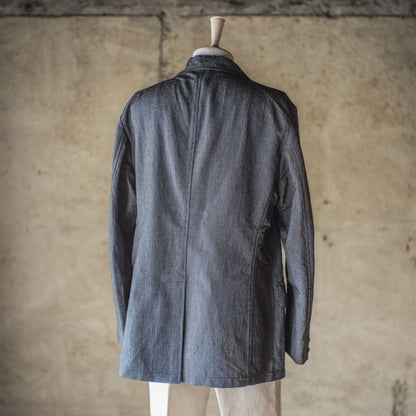 HOBEREAU - COUTIL MICRO RAYURE - CHARCOAL