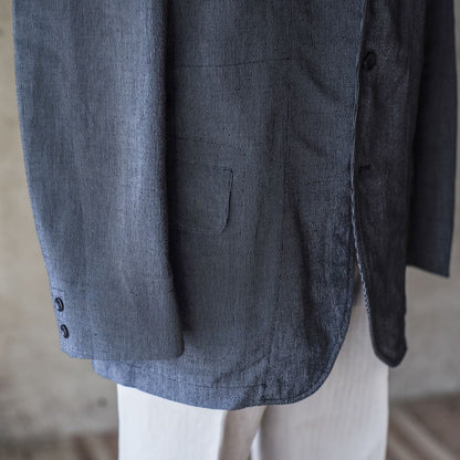 HOBEREAU - COUTIL MICRO RAYURE - CHARCOAL