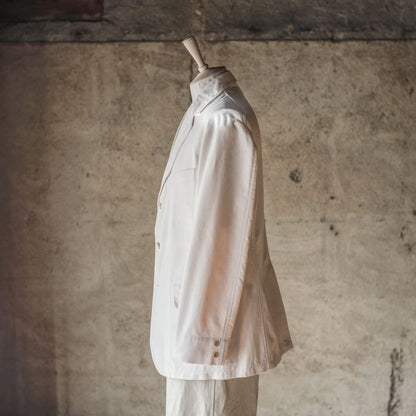 HOBEREAU - COUTIL COTTON - ECRU LILA STRIPE