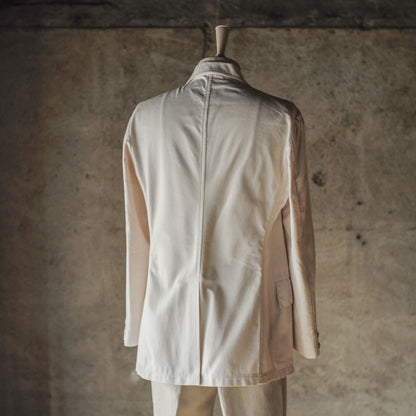 HOBEREAU - COUTIL COTTON - ECRU LILA STRIPE