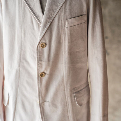 HOBEREAU - COUTIL COTTON - ECRU LILA STRIPE