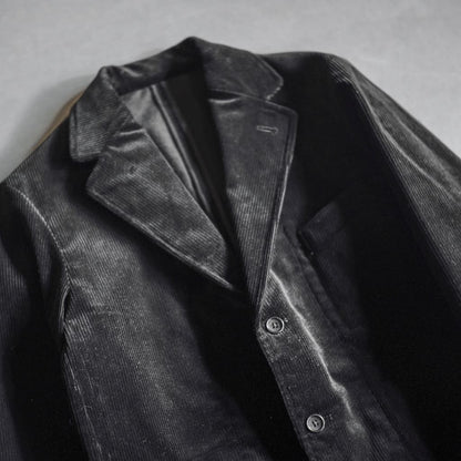 HOBEREAU - HEAVY CORDUROY - BLACK