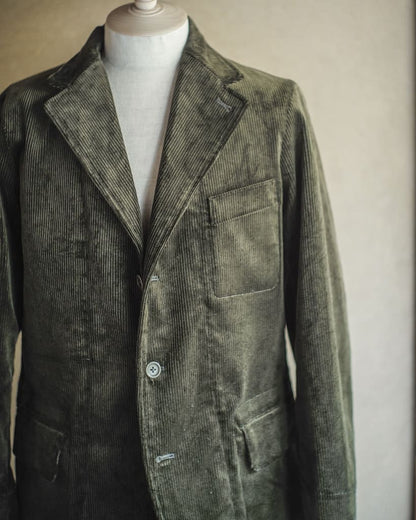 HOBEREAU - HEAVY CORDUROY - DARK OLIVE