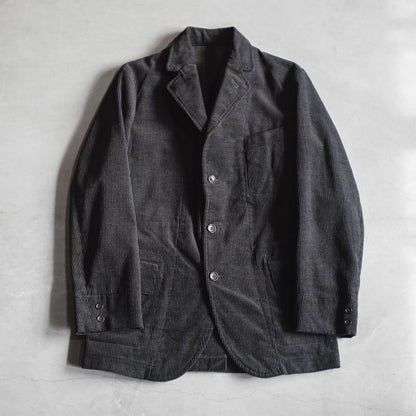 HOBEREAU - MAINE CORDUROY - BLACK × GREY